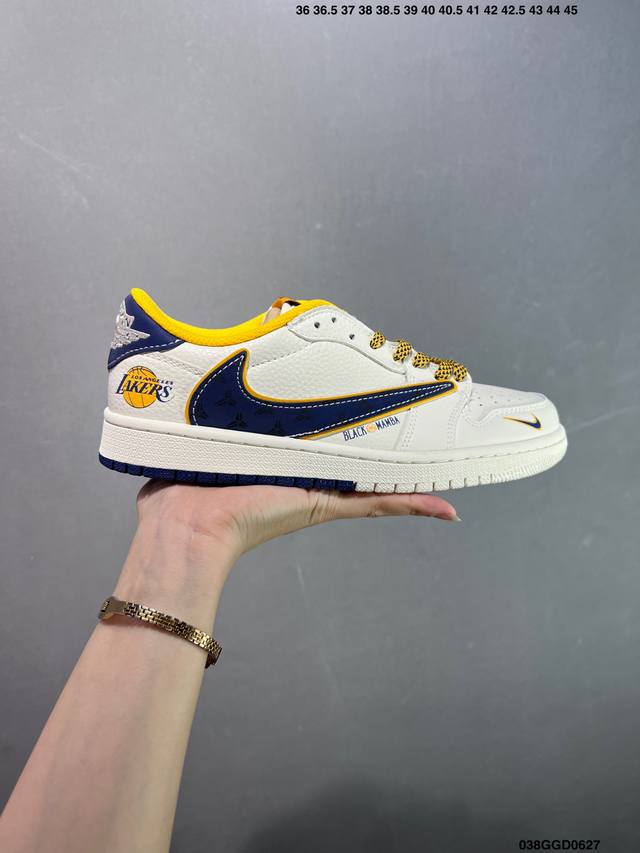 公司级Air Jordan Aj1 Low 低帮系列定制配色Wg8850-012 原厂内置气垫魔块 A模大底 头层小牛皮 鞋舌Aj原厂专用牛津布+Aj专用反口珍