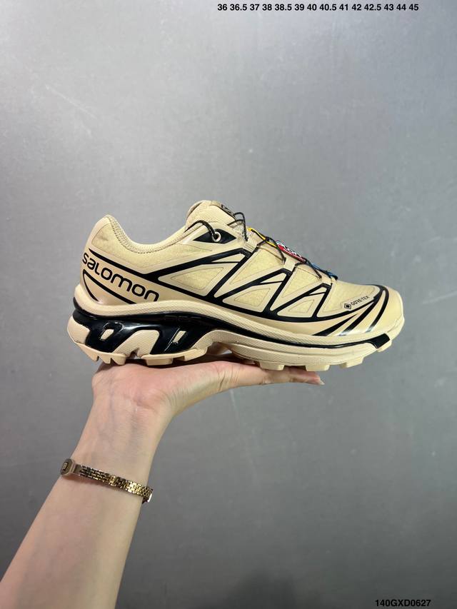 公司级Salomon Xa Pro Xt-6 Expanse萨洛蒙户外越野跑鞋 鞋面采用Sensifit贴合技术 全方位贴合包裹脚型 鞋跟部鞋底牵引设计 提供强