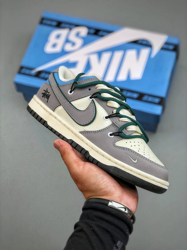 F版 Nk Sb Dunk Low 绑带联名 周年高端定制 低帮休闲板鞋 #定制鞋盒 大厂纯原品质出货 超高清洁度 皮料切割干净无任何毛边 细节完美 Fx158