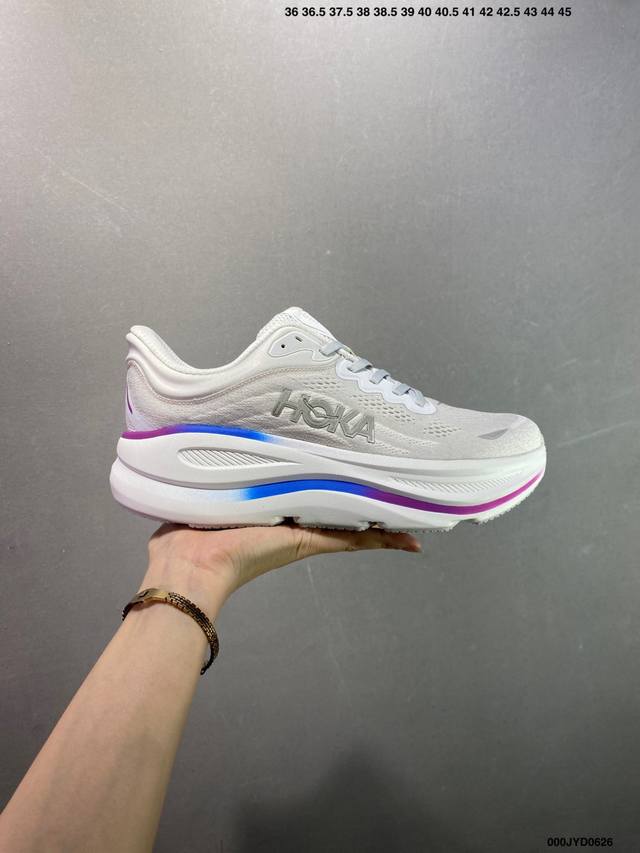 公司级Hoka One One Bondi 9 柔软舒适防滑耐磨 低帮 休闲跑步鞋 1162012 36-45带半码 Id：000Jyd0626