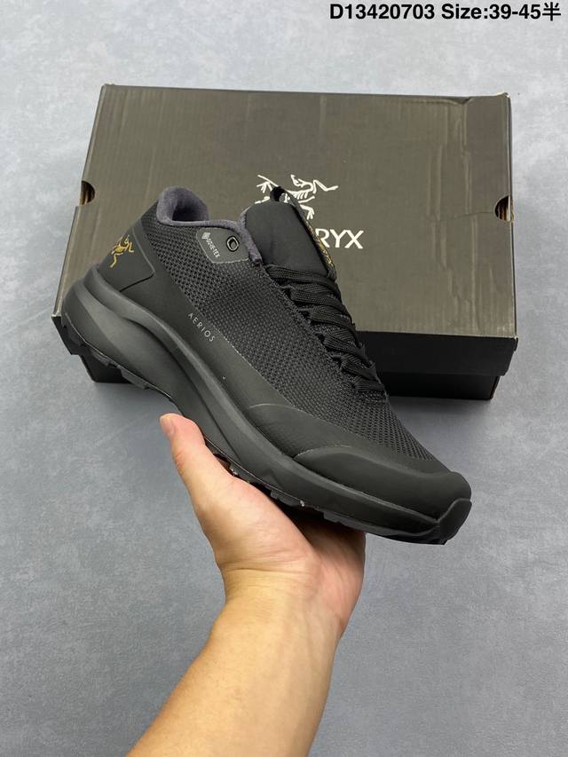Arcteryx 始祖鸟 Konseal Fl 2 Leather Gtx M 经典男士户外登山徒步休闲运动鞋户外男鞋防水鞋轻便舒适软底缓震 货号：078832