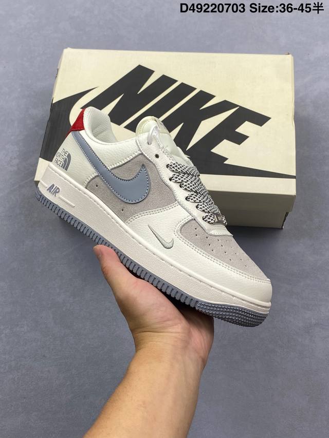 北面. 空军一号联名款 洛杉矶潮牌店限量发售 公司级 Undefeated X Nike Air Force 1 Low 空军一号低帮休闲板鞋 定制皮料 原装定