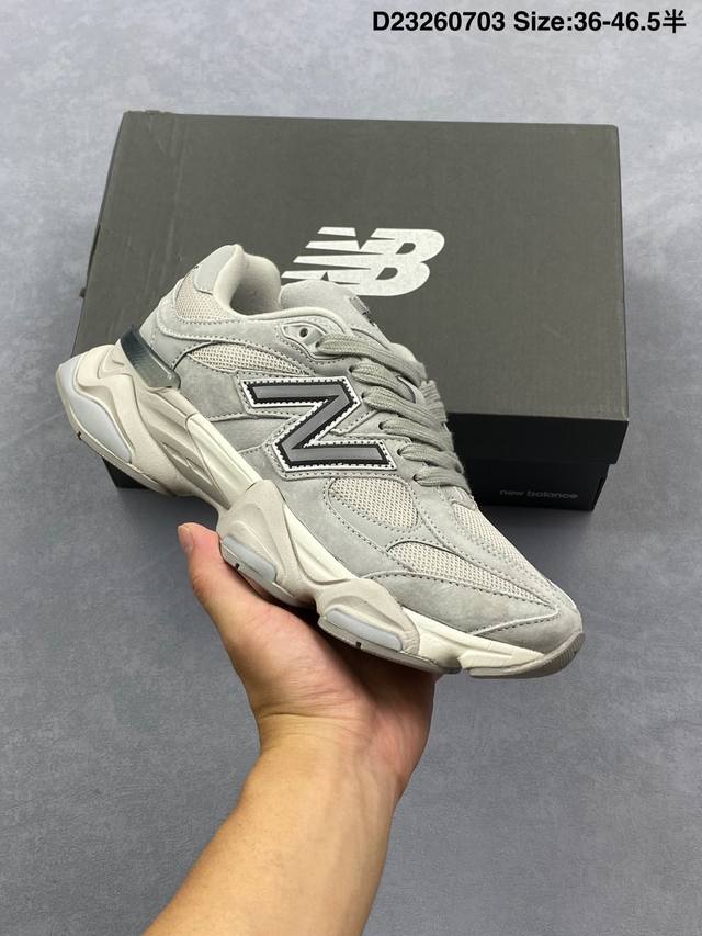 New Balance Nb9060 联名款 复古休闲运动慢跑鞋 鞋款灵感源自设计师本人对夏日的怀日回忆。鞋面大身由空间双格及磨砂鞋面拼接而生，夏日氛围拉满#采