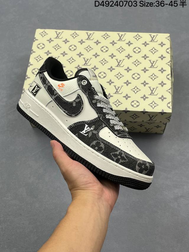 公司级耐克Nike Air Force 1 Low 空军一号低帮百搭休闲运动板鞋。柔软、弹性十足的缓震性能和出色的中底设计，横跨复古与现代的外型结合，造就出风靡