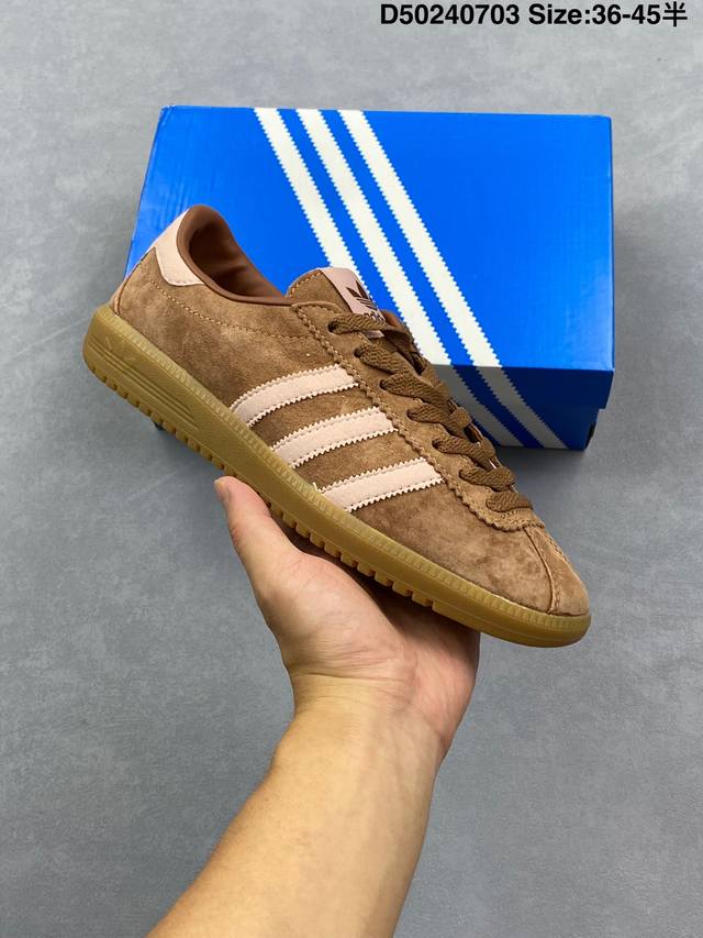 公司级Adidas Originals Bermuda Brmd 时尚复古 耐磨轻便 低帮板鞋 货号:Jh9088 尺码:36 36.5 37 38 38.5