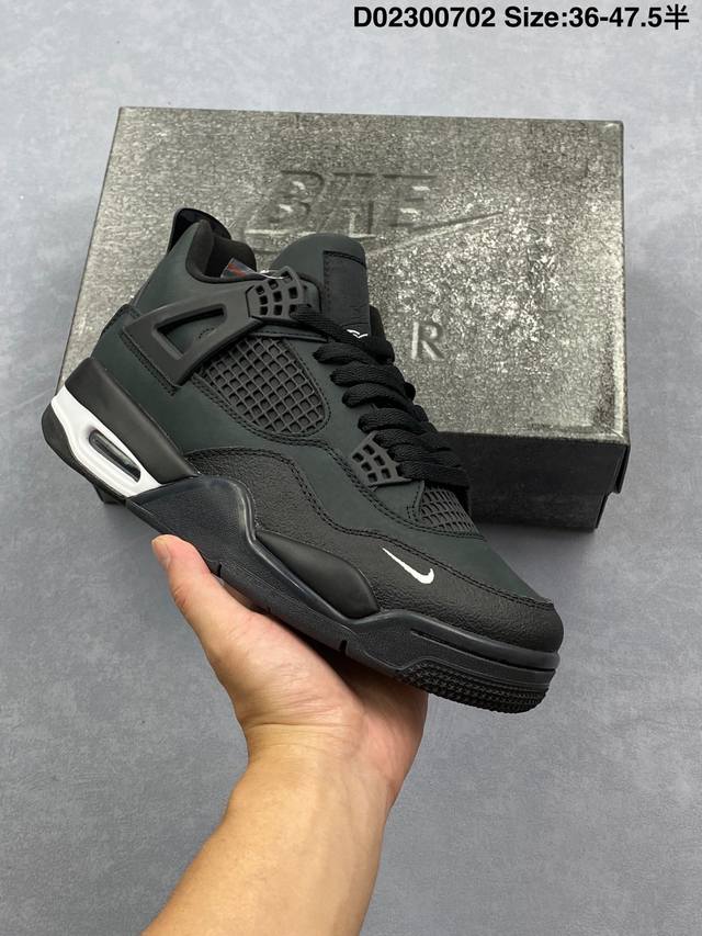 公司级 真标 耐克 Nike Air Jordan 4 Retro Og迈克尔 乔丹Aj4代乔4 中帮复古休闲运动文化篮球鞋。秉承轻量化的速度型篮球鞋设计思想完