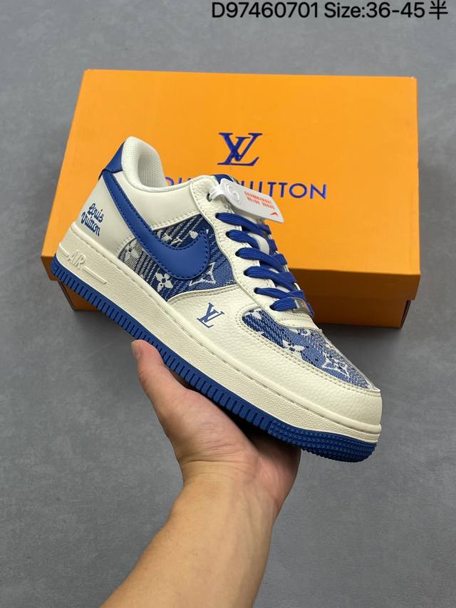 Nike Air Force 1 Low 07 X The North Face 白蓝红双钩小钩 原楦头原纸板 打造纯正低帮空军版型 专注外贸渠道 全掌内置蜂窝