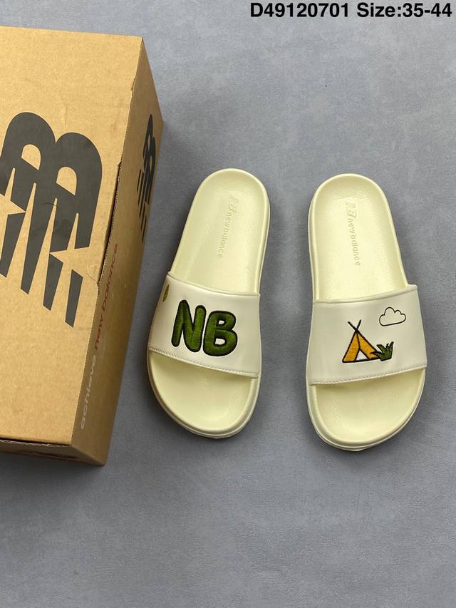 新百伦New Balance Nb Noritake联名款女孩萌宠运动沙滩拖鞋 Id：D49120701 尺码：35～44