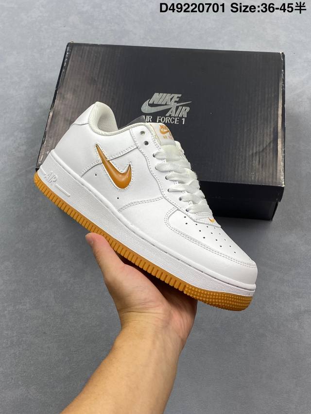 耐克Nk Wmns Air Force 1 Shadow 轻量增高低双层轻量Eva发泡中底+防滑Rb橡胶外圈底鞋底 尺码：如图 货号：Ci0919- D4922