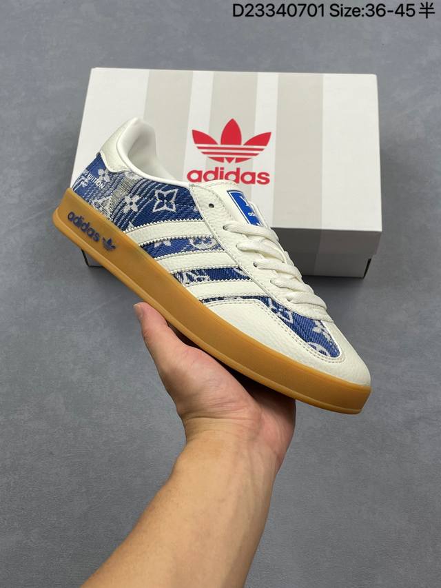 阿迪达斯三叶草Adidas Originals Samba Og 桑巴舞系列绅士德训足球风百搭低帮休闲运动板鞋 货号：Dd6607 尺码：36-45带半码 Id
