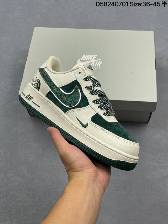 耐克Nike Air Force 7空军一号低帮百搭休闲运动板鞋。柔软、弹性十足的缓震性能和出色的中底设计，横跨复古与现代的外型结合，造就出风靡全球三十多年的F