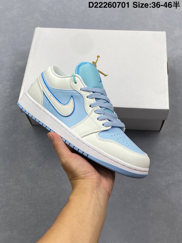 公司级耐克Nike Air Jordan 1 Lowaj1乔丹一代中帮经典复古文化休闲运动篮球鞋 货号：Dv1299 104 尺码：36 36.5 37 38