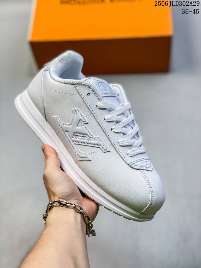 公司级Louis Vuitton X Nigo 联名款 Buttersoft Fw25 圆头系带 低帮 生活休闲鞋 尺码：见图 编码：06Jld302A29