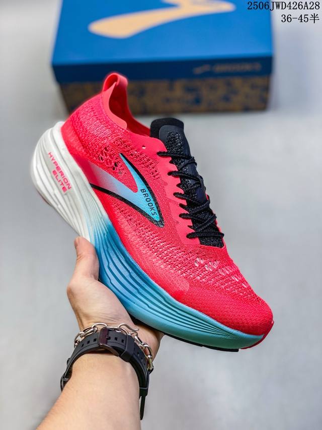 Brooks布鲁克斯 Hyperion 2 超轻跑鞋 竞速跑步鞋 大厂纯原 码数：36-45 编码：06Jwd426A28