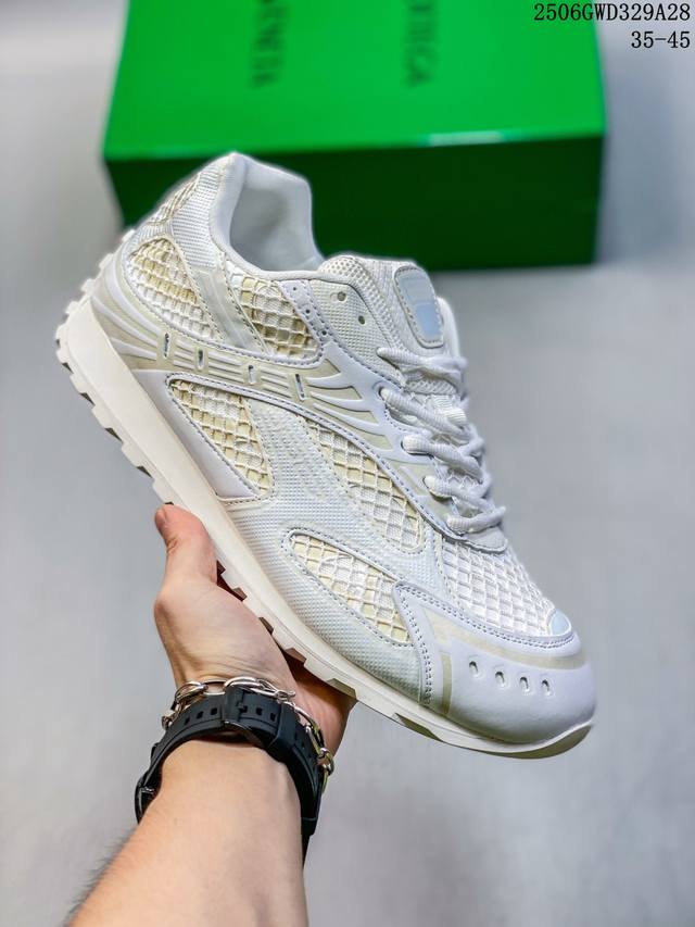 顶级版本 情侣款 Bottega Veneta葆蝶家23Ss秋冬秀款Bv Orbit运动鞋 王一博 同款 情侣款休闲鞋老爹鞋！Runner运动鞋！原版购入开发！