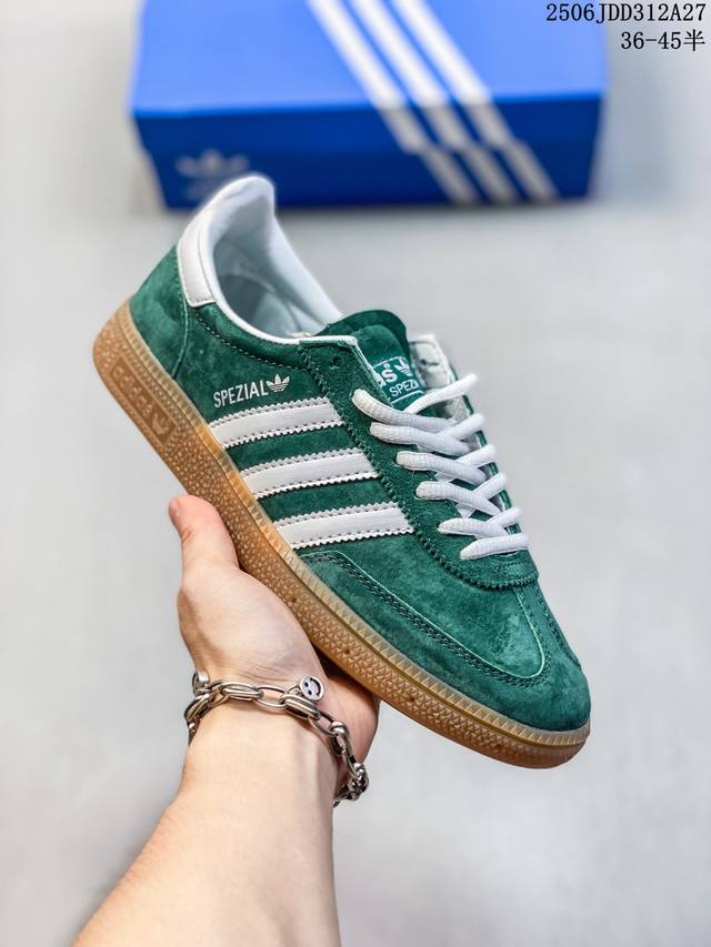 公司级阿迪达斯 三叶草Adidas Samba Vegan Og长鞋舌 桑巴舞系列绅士德训足球风百搭低帮休闲运动板鞋 号码：36 36.5 37 38 38.5