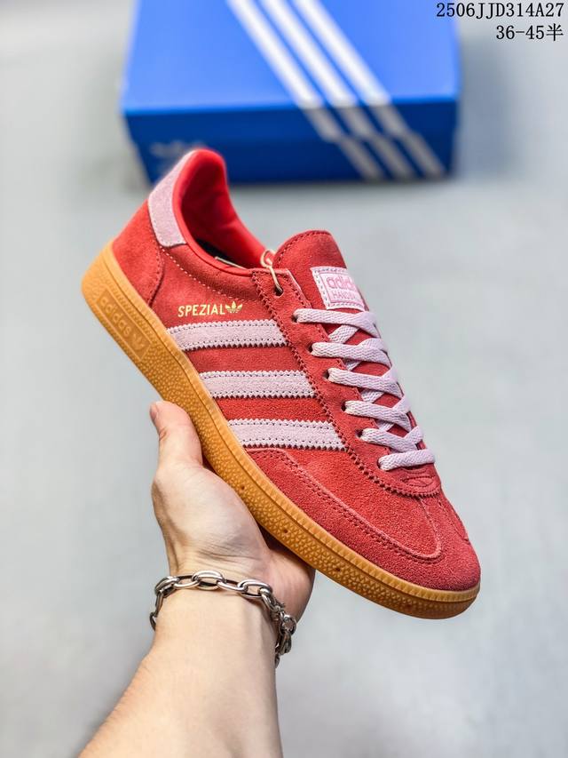 阿迪达斯 Adidas Handball Spezial三叶草学院风复古休闲板鞋德训鞋 Ie5894 码数：36 36.5 37 38 38.5 39 40 4