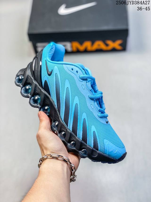 Nike Air Max Dn8 舒适减震防滑耐磨低帮跑步鞋 男女同款 Nike 旗下 Air Max 家族正式迎来最新成员 Air Max Dn8，此鞋款旨在