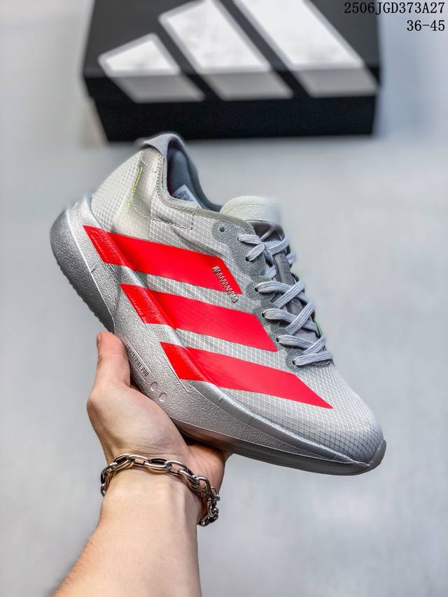 阿迪达斯Adidas Adizero Adios Pro 4马拉松专业竞速跑步鞋Jr6373 尺码：见图 编码：06Jgd373A27