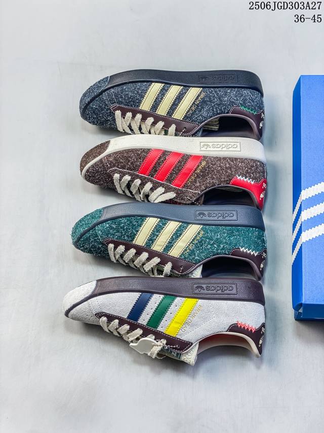 阿迪达斯三叶草Adidas Originals Samba Og 桑巴舞系列绅士德训足球风百搭低帮休闲运动板鞋 尺码：见图 编码：06Jg303A27