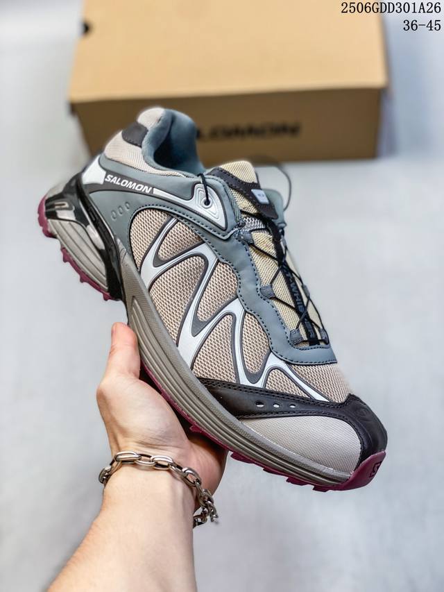 公司级带半码！ 萨洛蒙 Salomon Xapro 3D 欧索莱环保去臭环型组合鞋垫，三层双层组合橡胶Acs科技全地形锯齿防滑大底 先行系列低帮城市越野机能透气