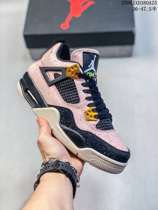 公司级Aj4 Air Jordan 4 Retro ” Infrared “ Aj4乔4 男子文化篮球鞋 大厂出品 主力合作工厂P 全新模具开发 纯正4代正确鞋