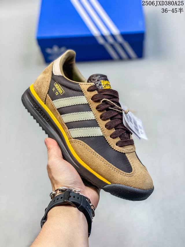 公司级阿迪达斯Adidas Sl 72 Rtn三叶草复古休闲跑步鞋休闲运动鞋 货号:Id1031 尺码:36 36.5 37 38 38.5 39 40 40.