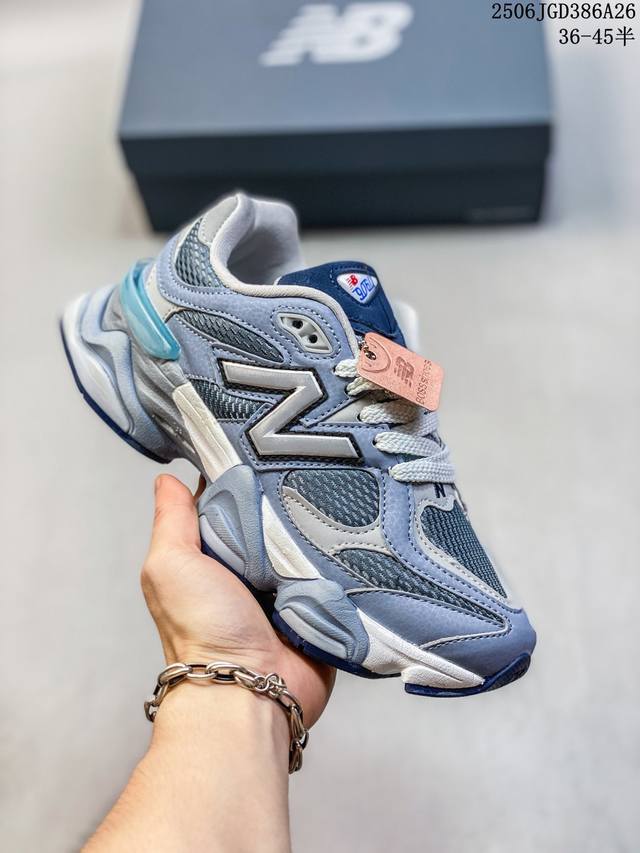 公司级New Balance 公司级版本 Nb9060 联名款 复古休闲运动慢跑鞋 鞋款灵感源自设计师本人对夏日的怀日回忆。鞋面大身由空间双格及磨砂鞋面拼接而生