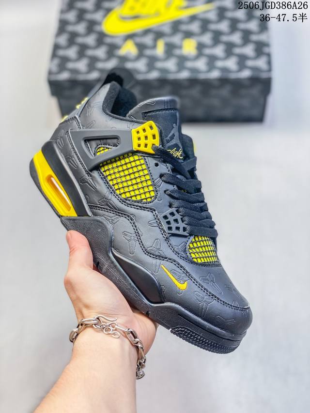 公司级带半码 Aj4 Air Jordan 4 Retro ” Infrared “ Aj4乔4 男子文化篮球鞋 大厂出品 主力合作工厂P 全新模具开发 纯正4