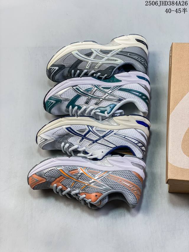 Asics 亚瑟士 新款情侣健步减震复古鞋Gel-1 男女时尚透气运动潮流耐磨休闲鞋 。选用网眼与皮革相接，复古而富有层次感。网布搭配银色金属感线条，虎爪 Lo