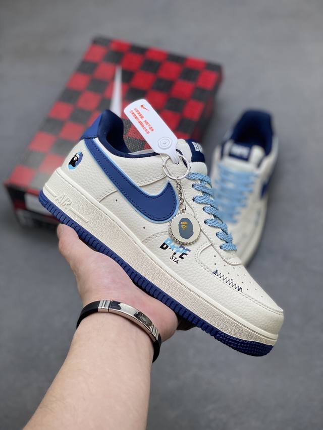 海外限量发售！公司级Nike Air Force 1 '07 Low 空军一号低帮 运动鞋 休闲鞋 折边针车 工艺难度大 原楦头原纸板 原装鞋盒 定制五金配件