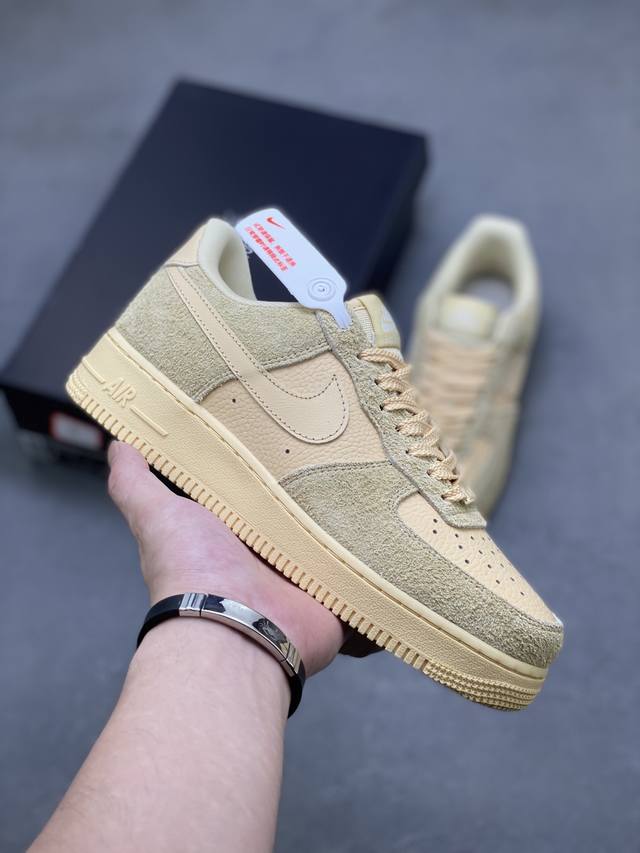 Nike Air Force 1′07 Low 香草棕 空军一号低帮百搭休闲运动板鞋 全网最具性价比版本没有之一 全新楦头鞋型 鱼鳞大底 历时开发三个月 清洁度