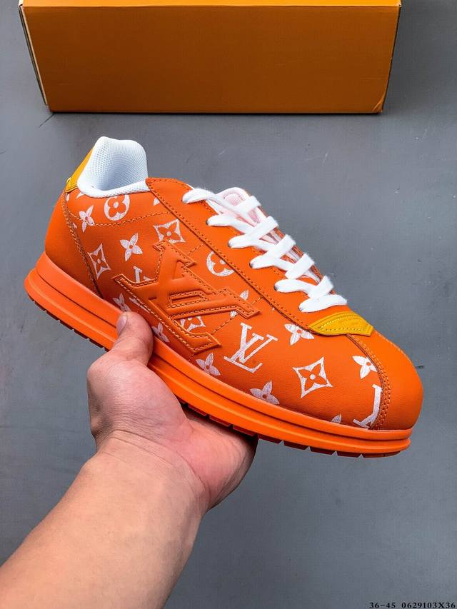 集图 全新Lv Buttersoft阿甘鞋 灵感来源于 0年代中期的Board Flip，由Pharrell和Nigo的Billionaire Boys Clu