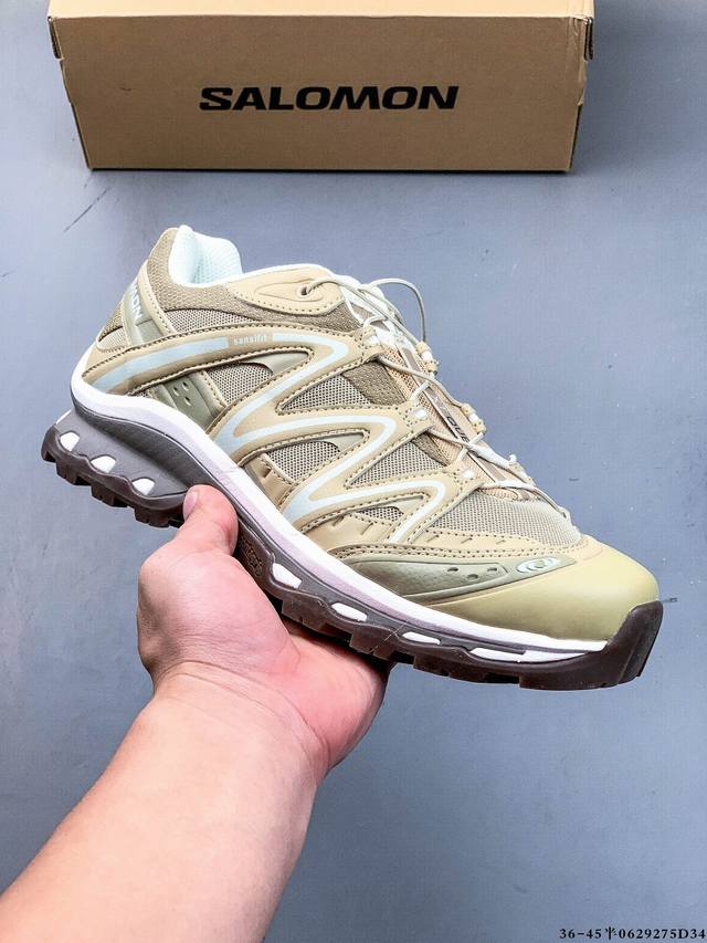 集图 Salomon Xa Pro 3D Adv 萨洛蒙 户外越野跑鞋 鞋面采用Sensifit贴合技术 全方位贴合包裹脚型 鞋跟部鞋底牵引设计 提供强大的抓地