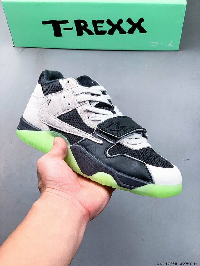 Travis Scott X Jordan Cut The Check 联名倒钩休闲板鞋！原楦原纸板开发 原盒原配 超高清洁度 新鞋型！ 0629Wl44