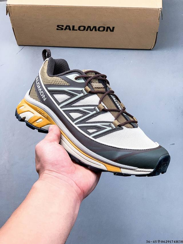 Salomon Xa Pro Xt-6 Expanse 萨洛蒙户外越野跑鞋 鞋面采用Sensifit贴合技术 全方位贴合包裹脚型 鞋跟部鞋底牵引设计 提供强大的