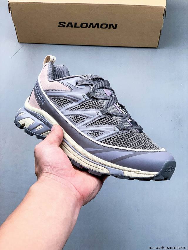 Salomon Xa Pro Xt-6 Expanse 萨洛蒙户外越野跑鞋 鞋面采用Sensifit贴合技术 全方位贴合包裹脚型 鞋跟部鞋底牵引设计 提供强大的