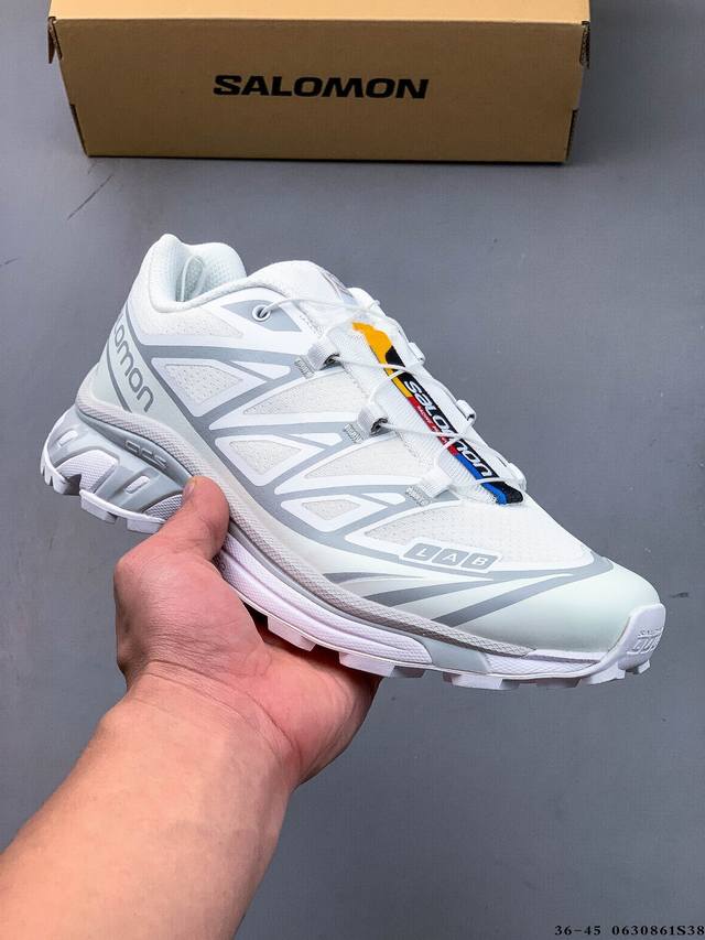 Salomon Xa Pro Xt-6 Expanse 萨洛蒙户外越野跑鞋 鞋面采用Sensifit贴合技术 全方位贴合包裹脚型 鞋跟部鞋底牵引设计 提供强大的