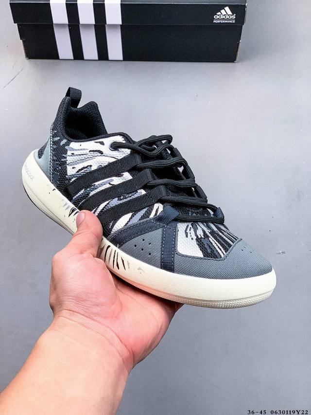 阿迪达斯 Adidas Climacool Boat Lace 网面透气运动防滑 溯溪鞋 涉水鞋 0630119Y22