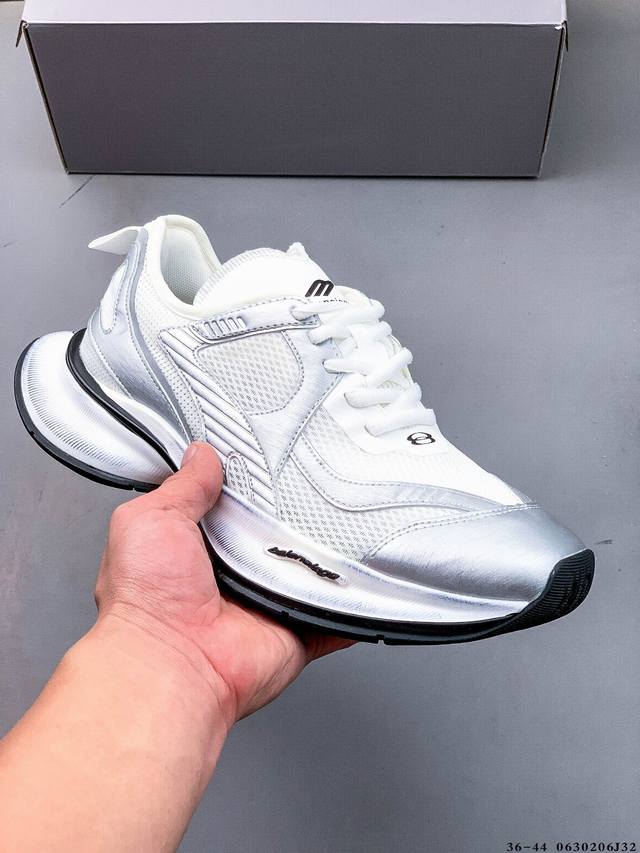 公司级！Balenciaja巴黎世家Circuit 新款厚底网纱老爹鞋轻便透气休闲鞋 0630206J32