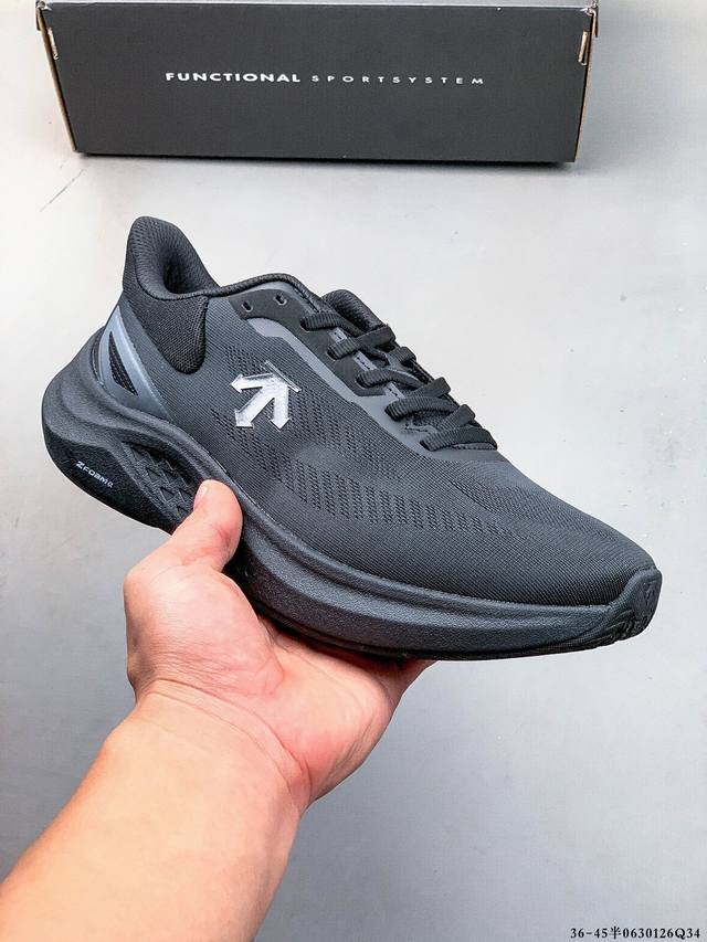 公司级！迪桑特Descente Run Step 舒适百搭减震耐磨轻便 低帮 休闲训练长跑城市通勤跑步鞋 0630126Q34