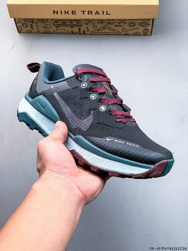 耐克Nike React Wildhorse 8 代 抓地缓震舒适跑步鞋 耐磨轻便透气稳定运动鞋越野跑鞋登山鞋休闲运动鞋搭载 Zoom Terra 中底科技，完