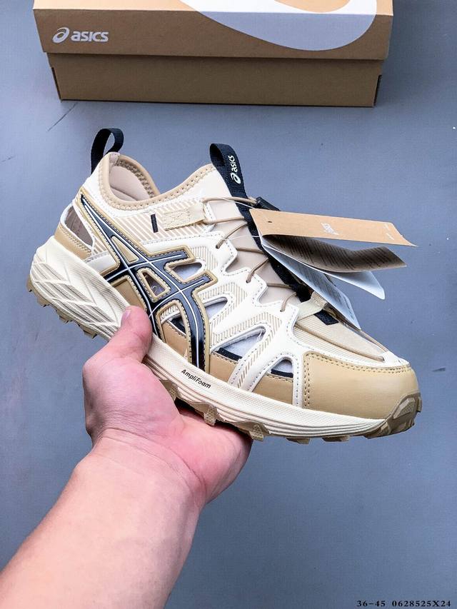 Asics亚瑟士 Gel-Sonoma Se夏季新款户外运动休闲溯溪鞋 但作为一对溯溪鞋常有的镂空设计、快速系带，该有的 Ta 也有，甚至还有在 Asics 跑