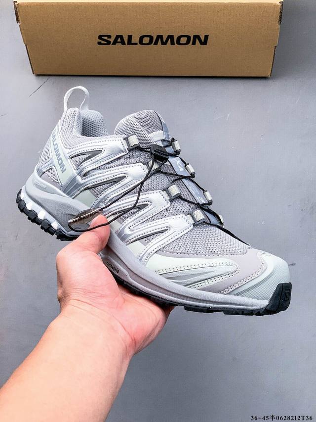 Salomon Xa Pro 3D Adv 萨洛蒙 户外越野跑鞋 鞋面采用Sensifit贴合技术 全方位贴合包裹脚型 鞋跟部鞋底牵引设计 提供强大的抓地性能