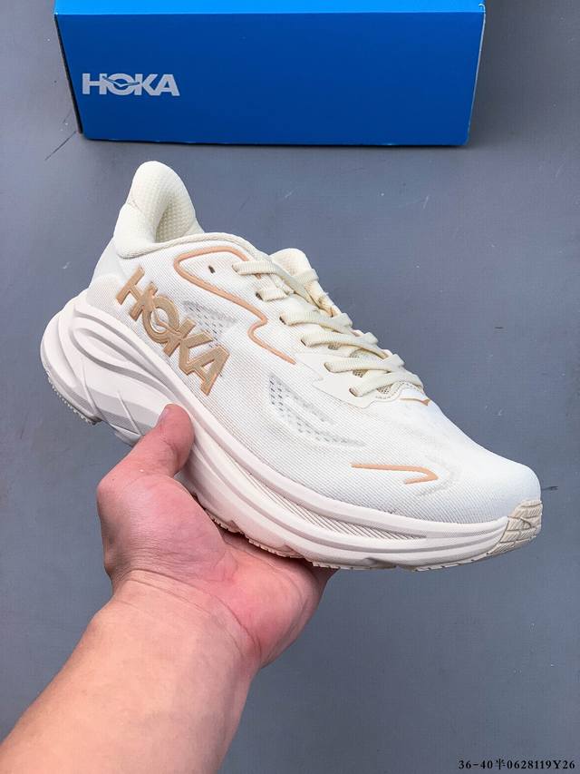 公司级！新款 Hoka One One Clifton 10 克利夫顿10代 休闲跑步鞋轻量缓震运动鞋 0628119Y26