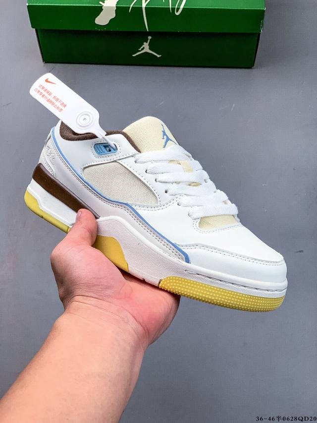 集图 Jordan Flight Court Sp “Tela” 2025新款百搭滑板鞋 Jordan Brand 首度携手 Who Decides War 联