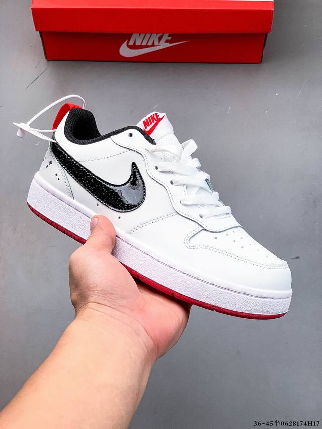 集图 耐克 Nike Court Borough Low 低帮百搭休闲运动鞋 0628174H17