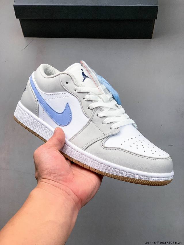 头层真标！耐克Nike Air Jordan Low 1 乔1低帮经典休闲鞋 0627293H24