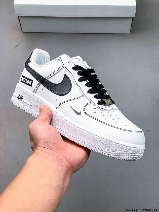 二层真标！耐克Nike Air Force 1 Low 空军一号低帮经典百搭休闲板鞋 0627861S24