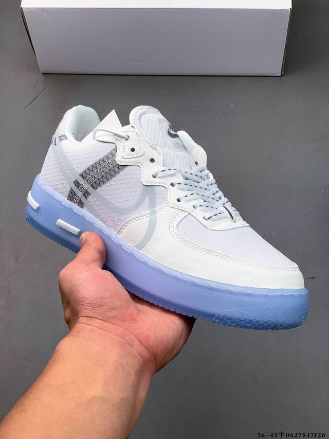 耐克 Nike Air Force 1 React 空军一号 新型瑞亚轻量低帮百搭板鞋 0627847J26